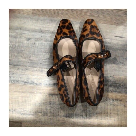 Boden Animal Print Mary Jane Flats - Picture 6 of 12